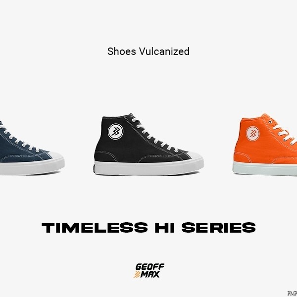 Sepatu Geoff Max - Timeless HI Series / Shoes Vulcanized / Sepatu / Sneakers / Sepatu Pria Wanita / 