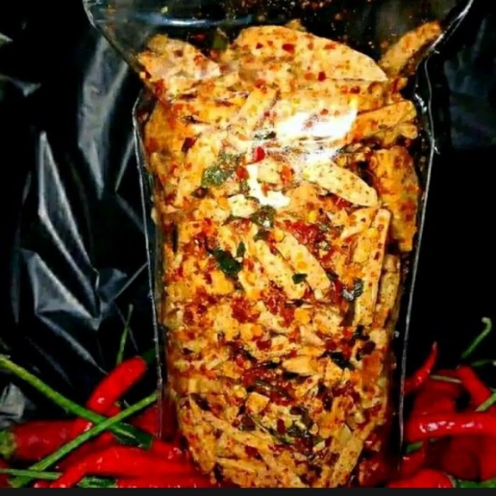 

Seblak basreng pedas original daun jeruk stik 100gr - Pedas