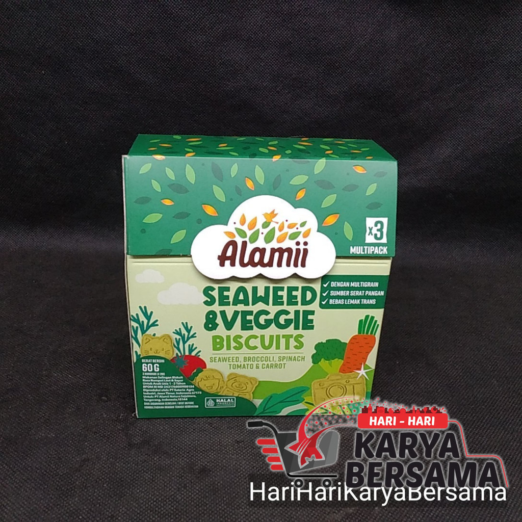 

ALAMI BISCUITS SEAWED & VEGGIE 60GR