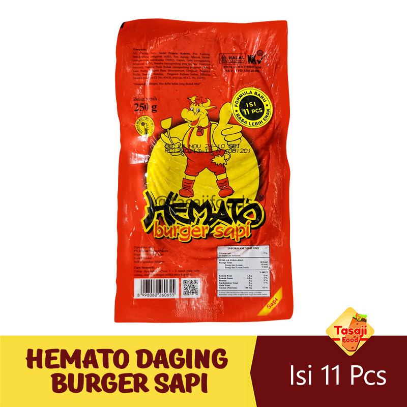 

Hemato Daging Burger Sapi 250gr Hemato Beef Patties