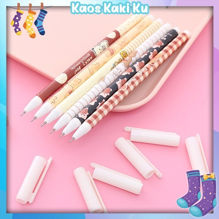 

Pulpen Gel Motif Cute Bear Pulpen Korea Pelajar Dan Kantor Pena Beruang Lucu Import 698