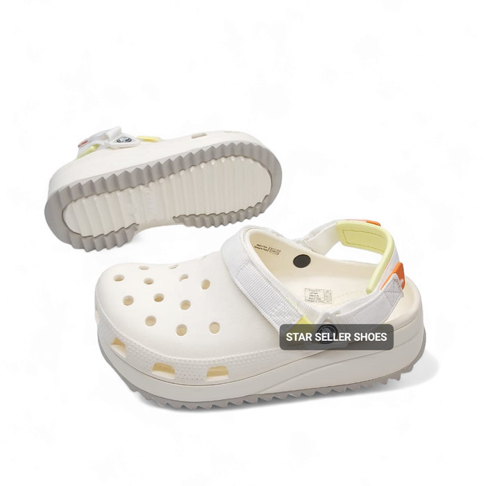 PROMO Sandal Crocs Hiker Man / Crocs Pria / Crocs - Putih, 39 TERMURAH