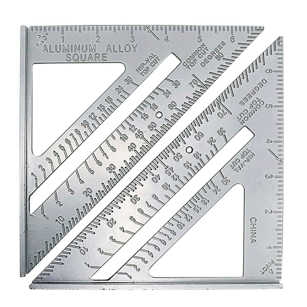 

ELLKA Penggaris Segitiga Siku Sudut Carpenter Woodworking Speed Square 7 inch Tebal