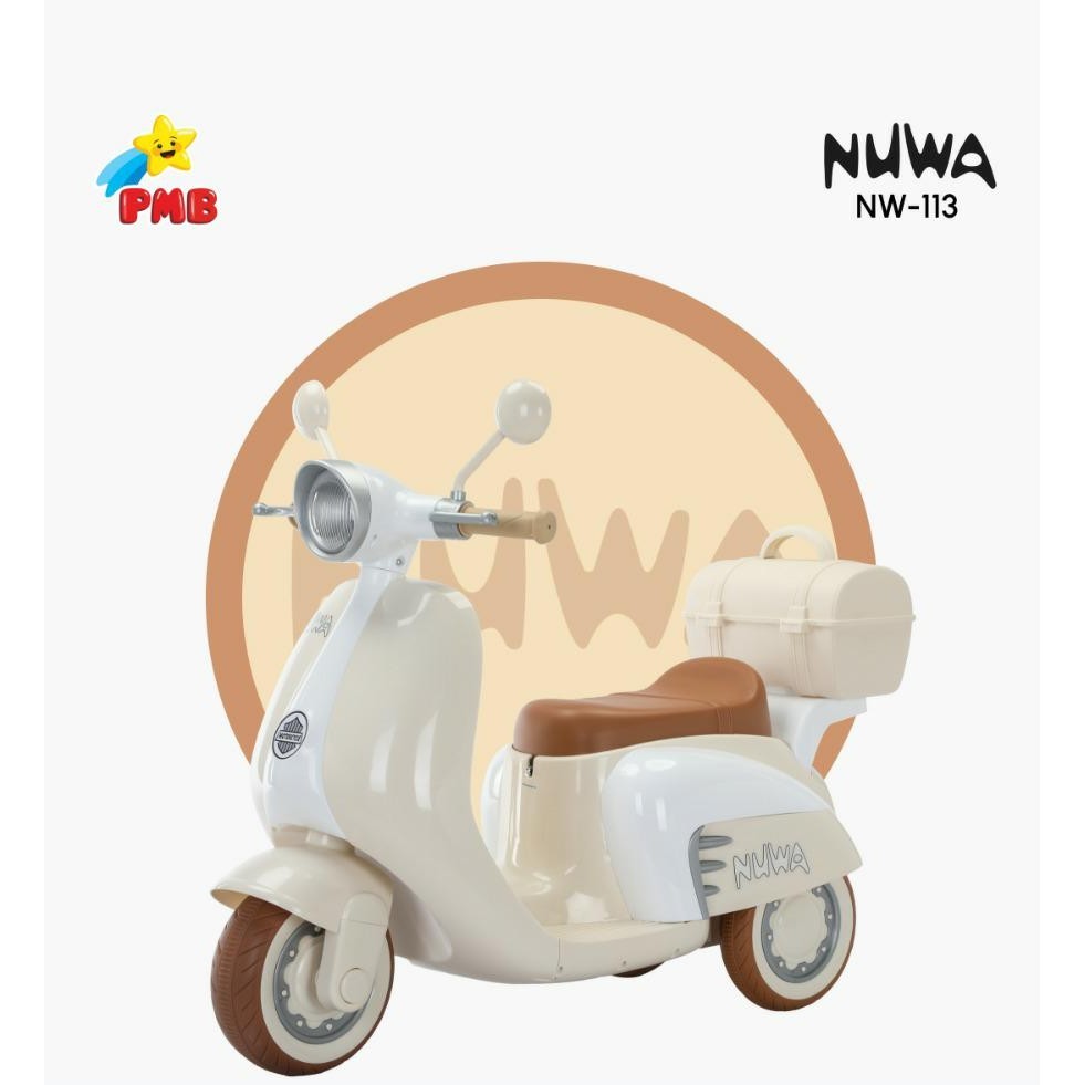 MOTOR AKI NUWA NW-113 MOTOR MAINAN ANAK MOTOR AKI MAINAN BISA DI NAIKI