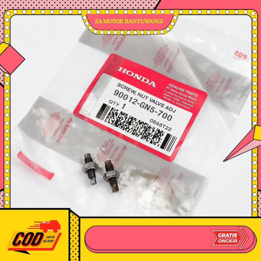 Baut Setelan Klep Grand Ori & Supra X 125 / Baut Klep Set GN5 Motor Grand - 90012-GN5-700