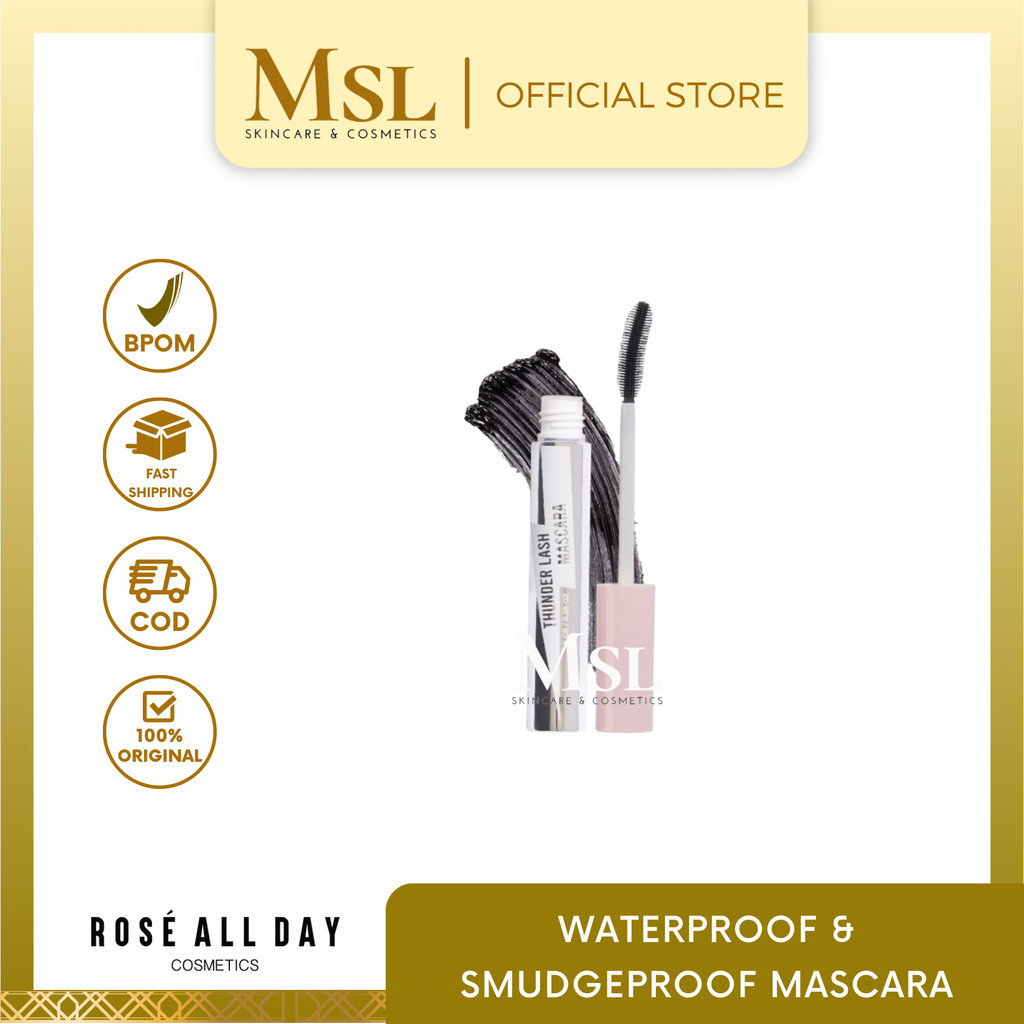 MSL - ROSE ALL DAY All New Thunder Lash Mascara Original - Maskara
