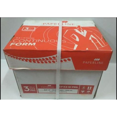 

Continuous form Paperline 3 ply PRS (bagi 2) Ply 9,5 x 11