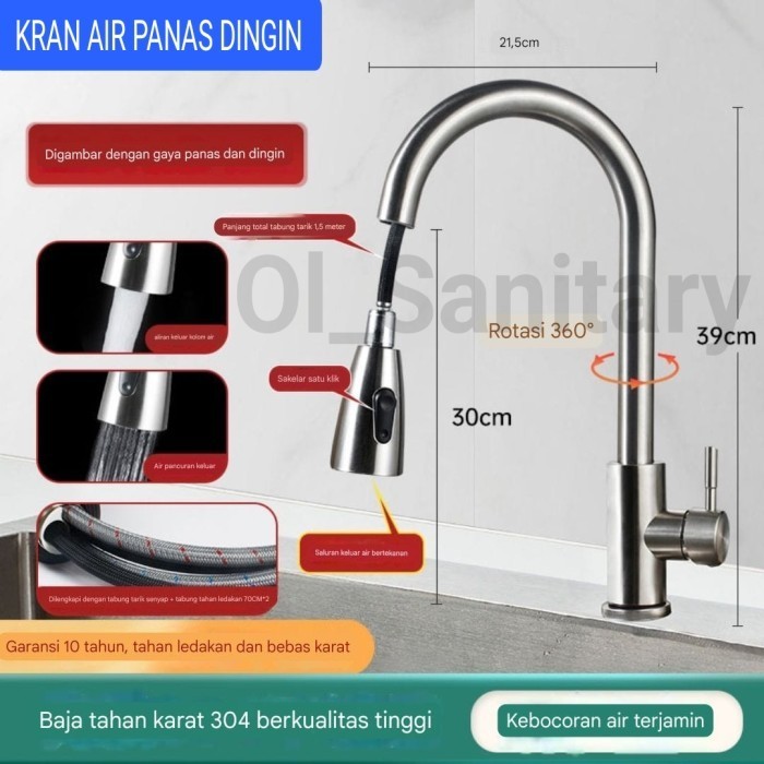 kran sink panas dingin kran tarik panas dingin kran sink tarik