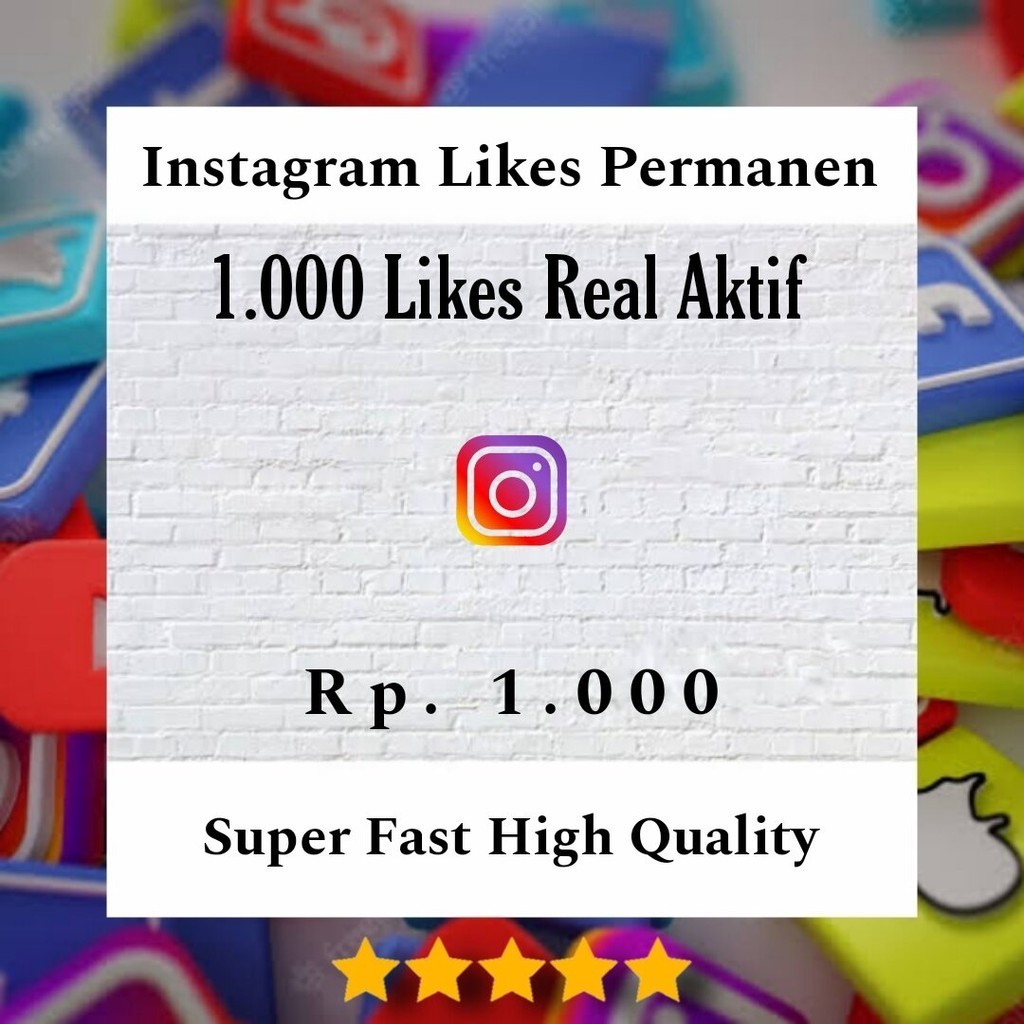 

[Non Drop] Like IG Real Paling Murah