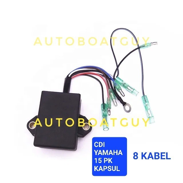 CDI Yamaha 15 PK HP Kapsul 8 Kabel ( Hangkai & Parsun 15 PK) 63V-85540