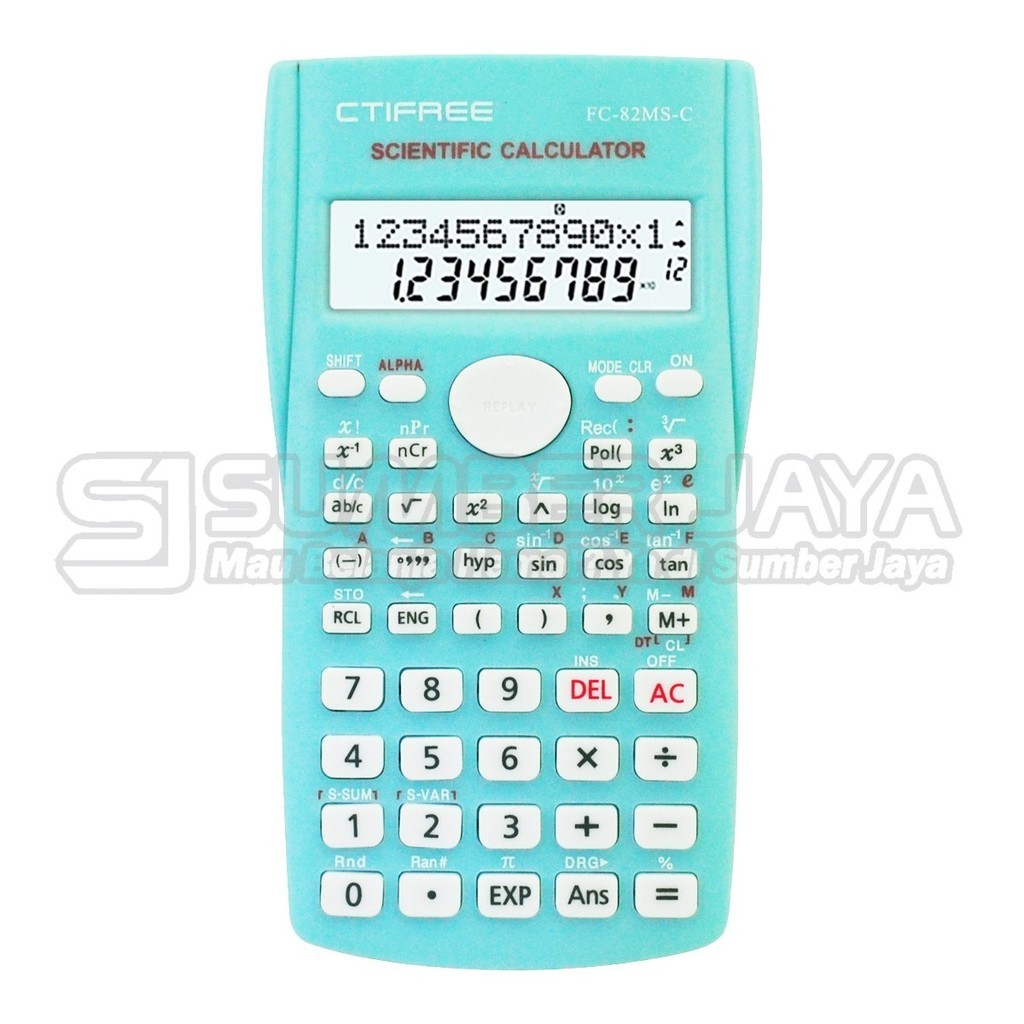 

Calculator Elektronik Scientific Kalkulator CTIFREE FC-82MS-C Warna