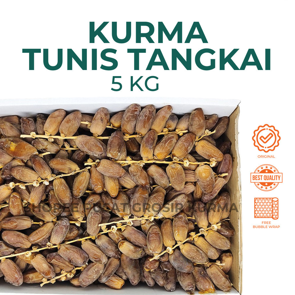 

Kurma Tunisia Tangkai 5Kg / Kurma Tunis Tangkai 5 KG / Tunisia Dates Dus 5Kg