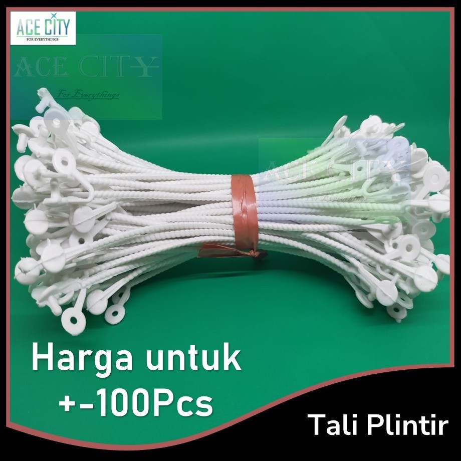 

Tali Plintir Putih dan Hitam Isi +- 100 Pcs