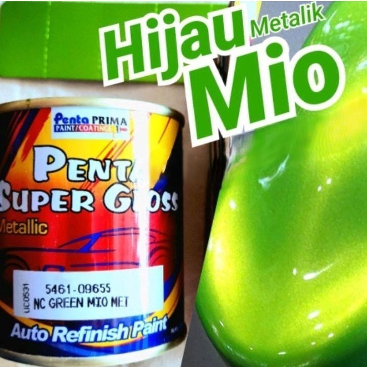 

CAT METALLIC PENTA SUPER GLOSS NC GREEN MIO MET 09655 ( 200g - 1kg )