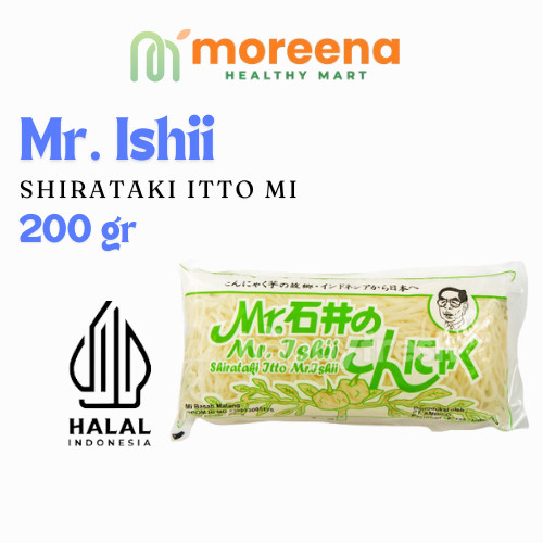 

MR. ISHII / MI BASAH MATANG / SHIRATAKI ITTO HIJAU 200GR - Diet Rendah Kalori