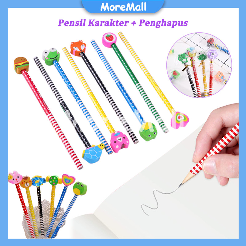 

Pensil Penghapus/Pensil Karakter + Penghapus Pensil Lucu