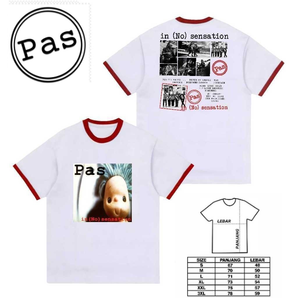 koas lengan reglan pendek PAS BAND NO SENSATION model terbaru distro - kaos pendek reglan BAND PAS B