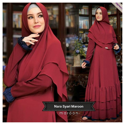 NARA SYARI / GAMIS SYARI WANITA KEKINIAN - KONVEKSI
