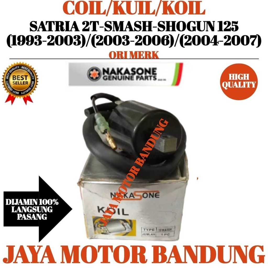 KOIL SHOGUN 125 R KUIL SHOGUN 125 CDI COIL SHOGUN 125 ORI NAKASONE