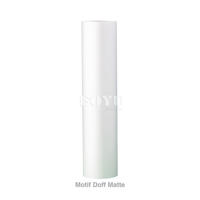 

promo ✨ -Plastik Laminasi Panas BOPP Thermal XCP Roll 21 mic 33CM x 150M - Doff Matte