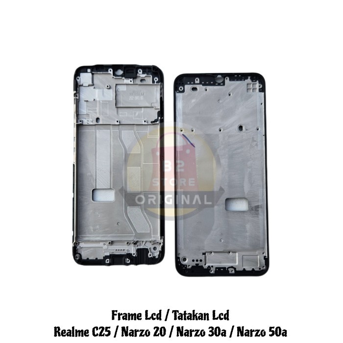 FRAME LCD - TATAKAN LCD - TULANG LCD REALME C25 / NARZO 20 / NARZO 30A / NARZO 50A