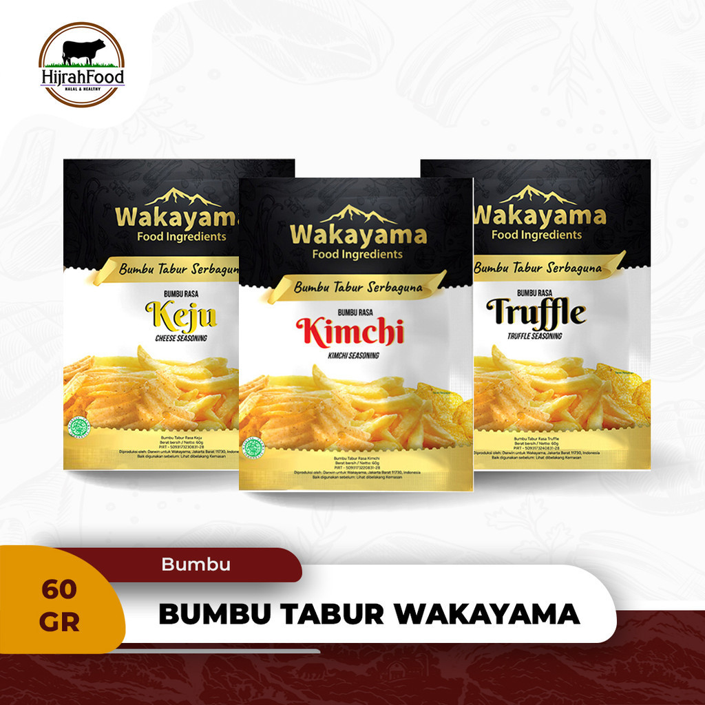 

Wakayama Bumbu Tabur Serbaguna Rasa Keju Cheese Seasoning 60 gram