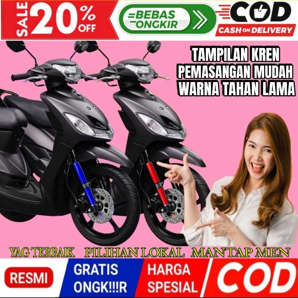 Modifikasi Motor Mio Cover Shock