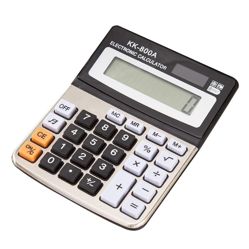 

1PC Electronic Calculator LCD Display Desktop 8 Digit Commercial Tool Office Financial Accounting Stationery School Gift