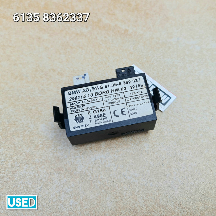 TC99 Modul EWS Transmitter Receiver BMW E36 E34 E31 E38 E39 BMW 61358362337