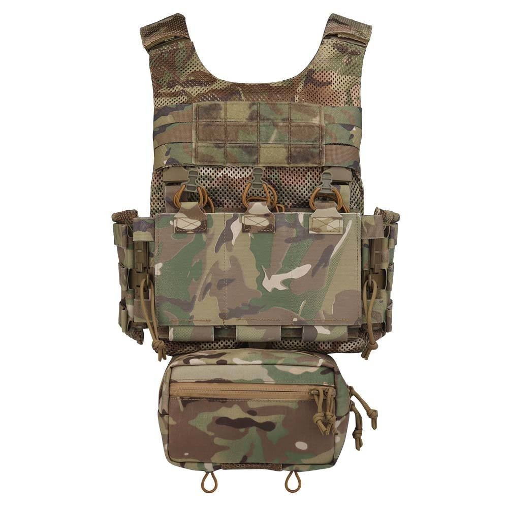 Tactical LV119 Plate Carrier Overt Maritime Mesh Plate Bag Triple Elastic Magazine Pouch Dump GP Dro