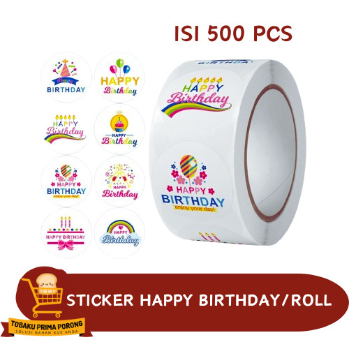 

STICKER HAPPY BIRTHDAY ROLL (isi 500)