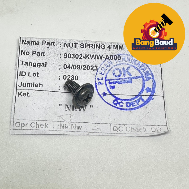 BAUT OBENG M5 BAUT 8 PENDEK ORIGINAL UNIVERSAL PANJANG 8mm