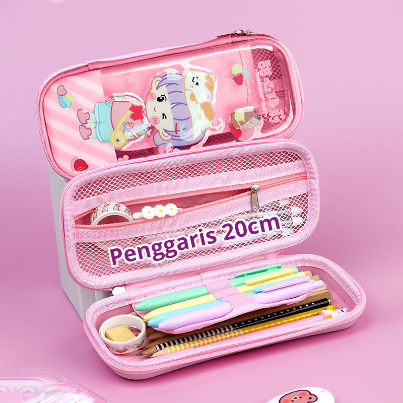 

Alat Tulis - Budaya - Pengetahuan - Inovasi.Tempat Pensil Aesthetic 3D Tempat Pensil Anak Laki Laki Waterproof Kotak Pensil Anak Perempuan Alat Tulis Sekolah Tempat pensil transparan gadis cantik