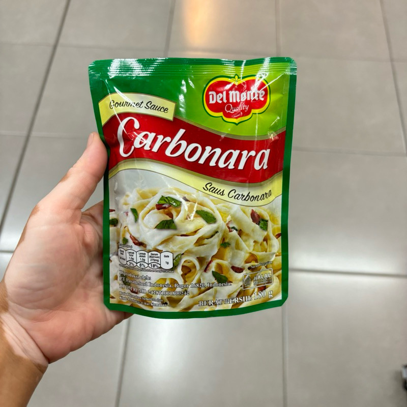

DelMonte Saus Carbonara Standing Pouch Del monte 180gr ss91