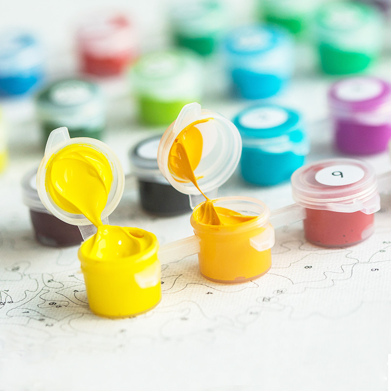 

PhotoCustom Paint By Numbers Boat Landscapes Acrylic Drawing Canvas Oil Painting By Numbers Seascape For Adults Home Decor Gift