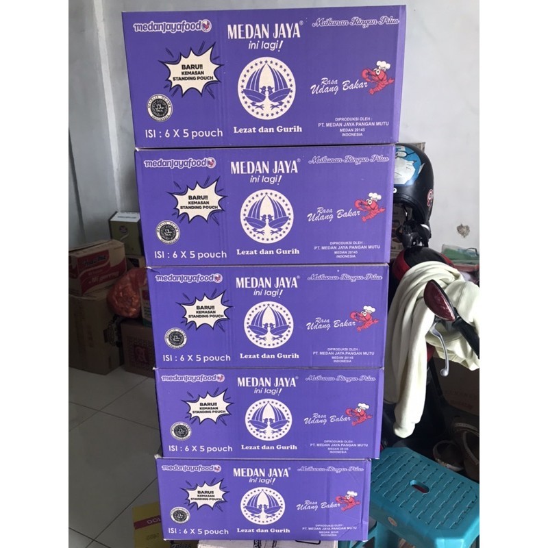 

MEDAN JAYA 1 DUS ISI 30 BUNGKUS @35GRAM SNACK MEDAN