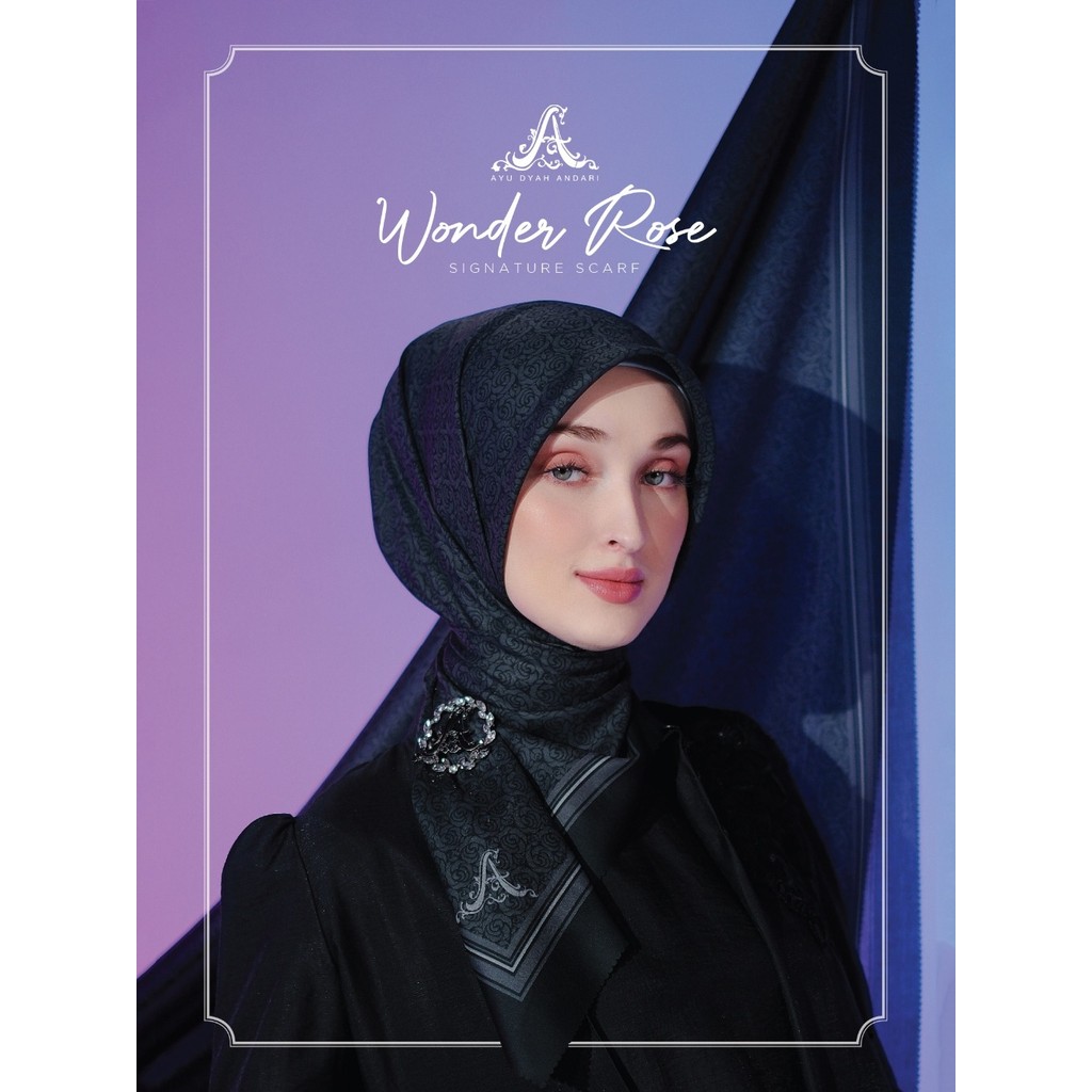 WONDER ROSE SCARF - AYU DYAH ANDARI
