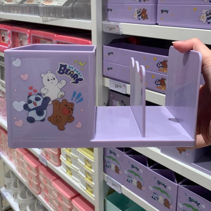 

Miniso We baby bears table organizer tempat penyimpanan alat tulis