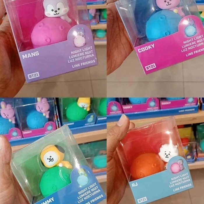 miniso bt21 Night Light lamp lampu tidur - shooky