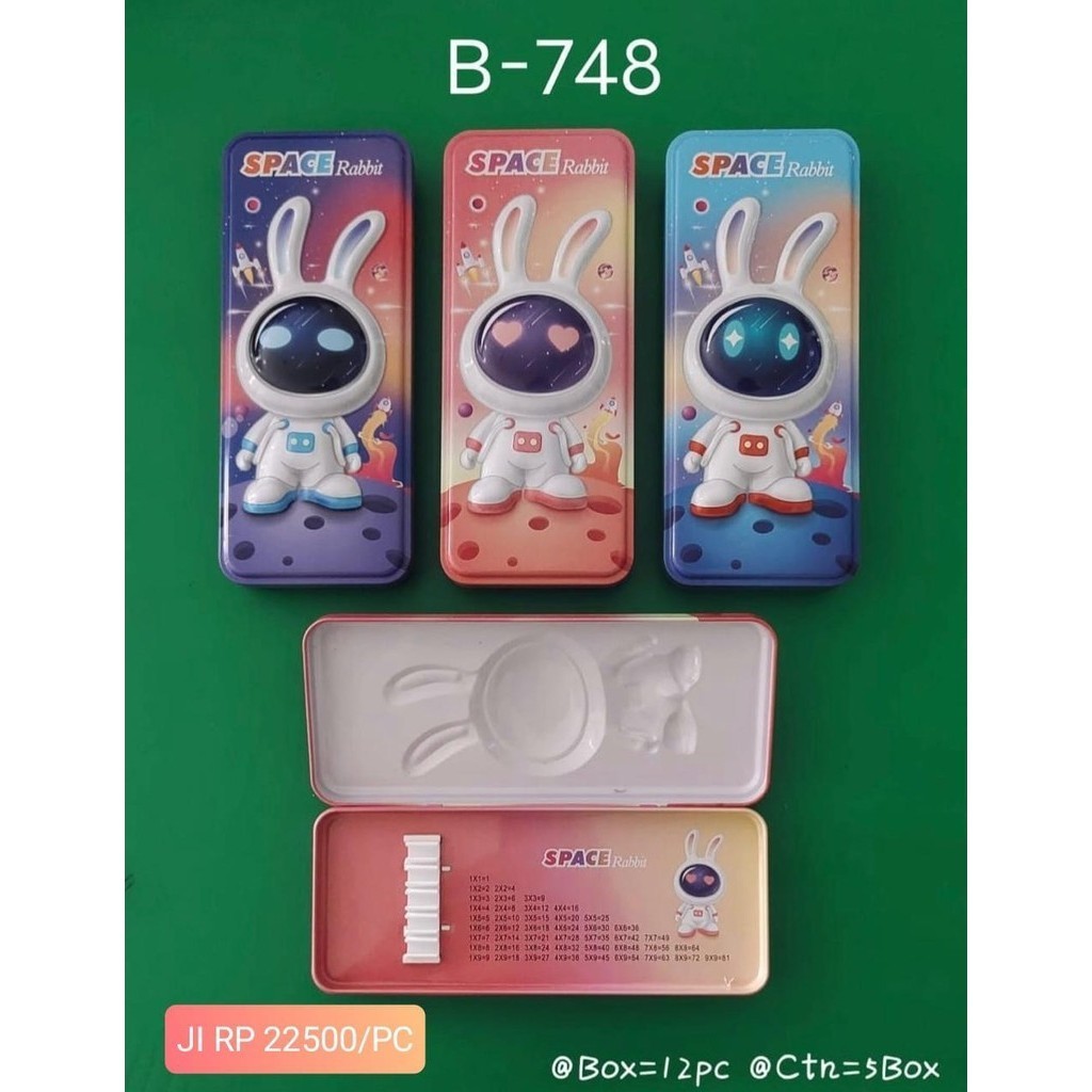 

KOTAK PENSIL KALENG B-748