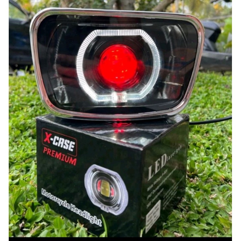 lampu oval rxking biled projie set ring batok siap pasang