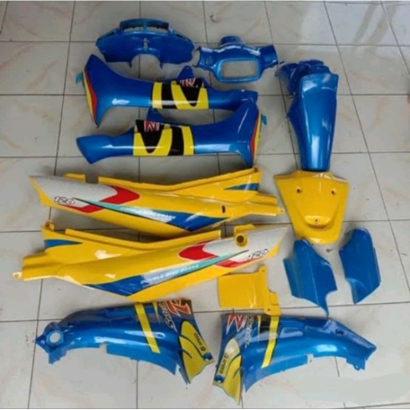 COVER BODY HALUS FULLSET SUZUKI SATRIA RU 120 SATRIA LUMBA BODY BODI SATRIA LUMBA