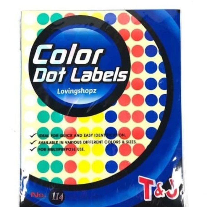

Label Tom and Jerry 114 Warna Dot Campur