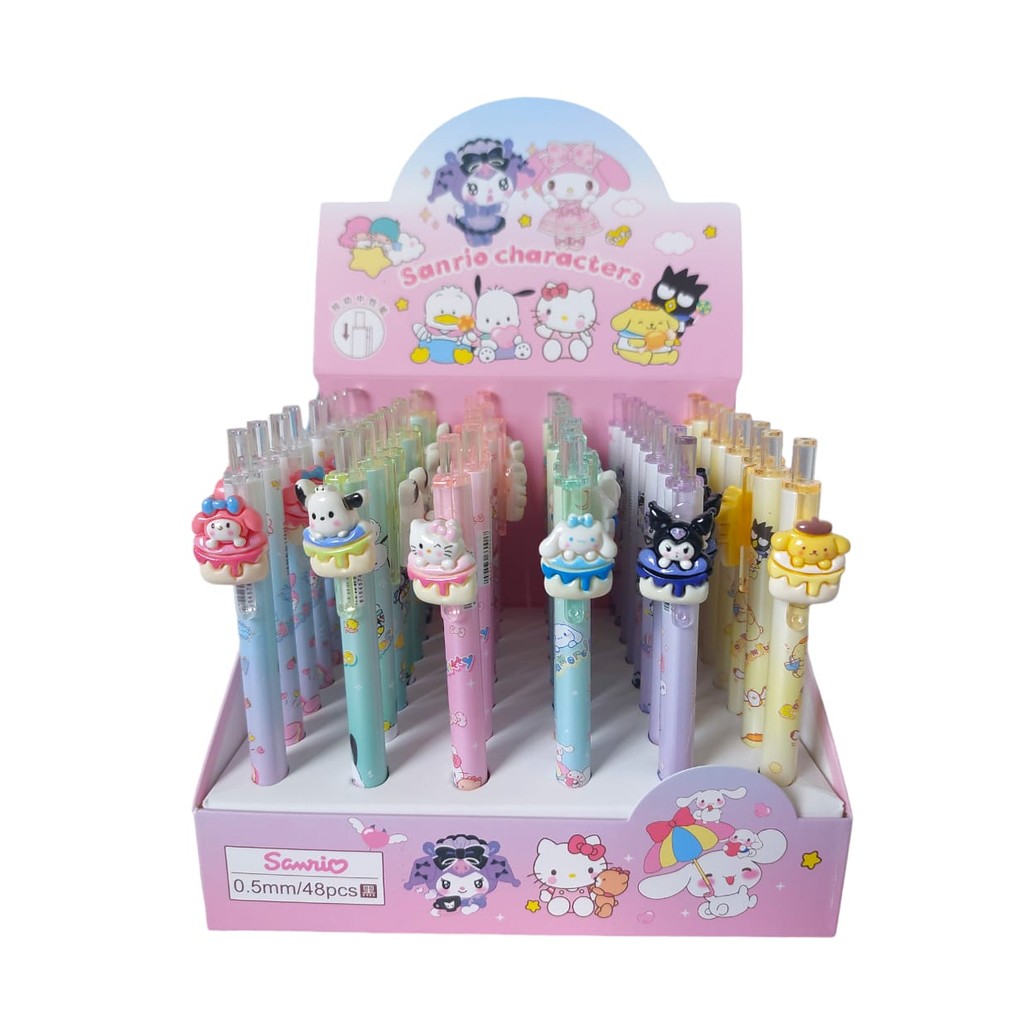 

BP KLIK C-001 / PULPEN GEL TINTA HITAM / PULPEN SANRIO CETET