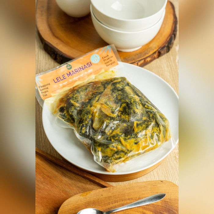 

Nutriti Lele Marinasi |Lele Organik Bumbu Kuning - utuh marinasi