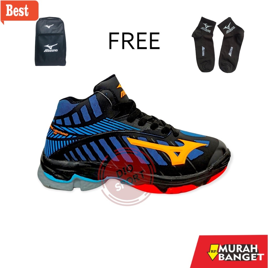 sepatu sneakers lokal terbaik Sepatu Voli Mizuno Wlz 4 Murah Sepatu Voli Mizuno Z4 Mizuno VollyBall 