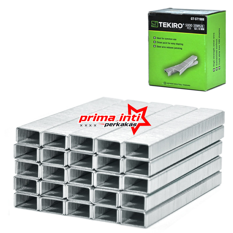 

Isi staples tembak 53/8 Tekiro isi gun tacker 8mm