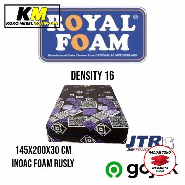 TERLARIS kasur busa royal foam 140x200x30 cm garansi 5 tahun