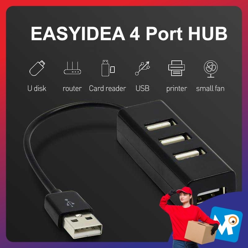 EASYIDEA Portable USB Hub - HB3004