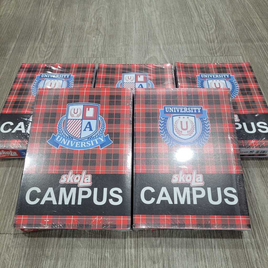 

Buku Tulis Skola Campus Ukuran Boxy 36 Lembar Merek Skola by Sidu - 1 Pak Isi 10 Buku Tulis